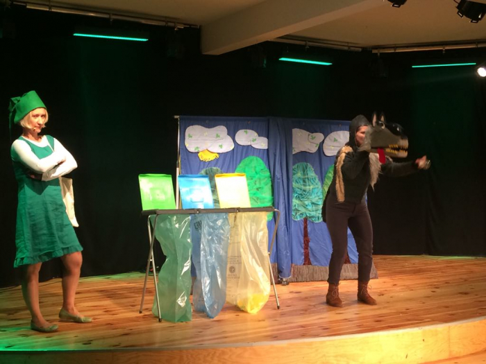 Zielony Kapturek uczył segregacji