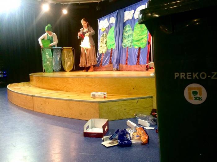 Zielony Kapturek uczył segregacji